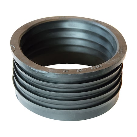 Fernco Fernco Schedule 40 4 in. Compression X 4 in. D Compression PVC 5 in. Donut Fitting 1 pk P44U-405